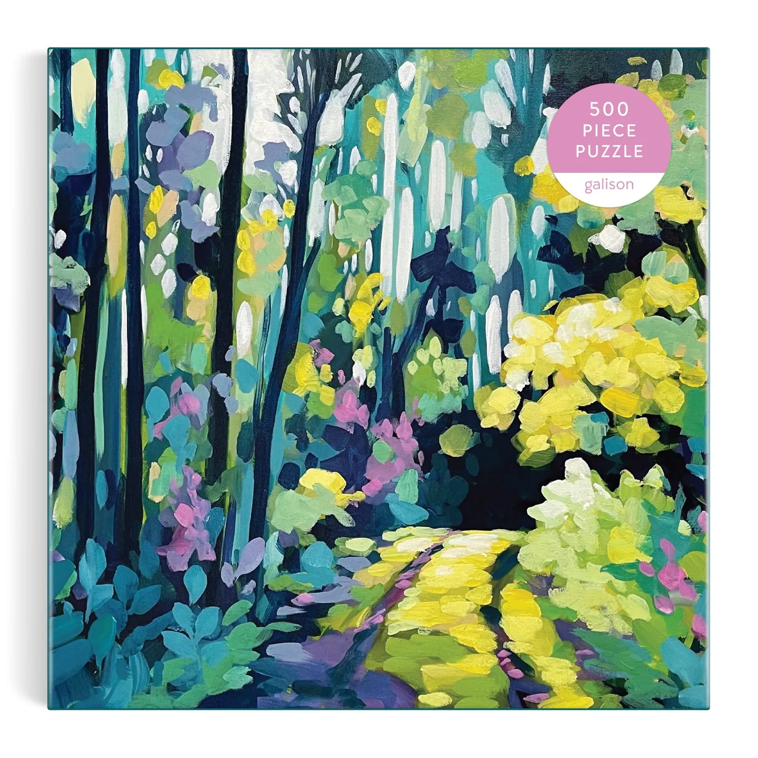 Galison Painted Path puslespil 500 brikker natur