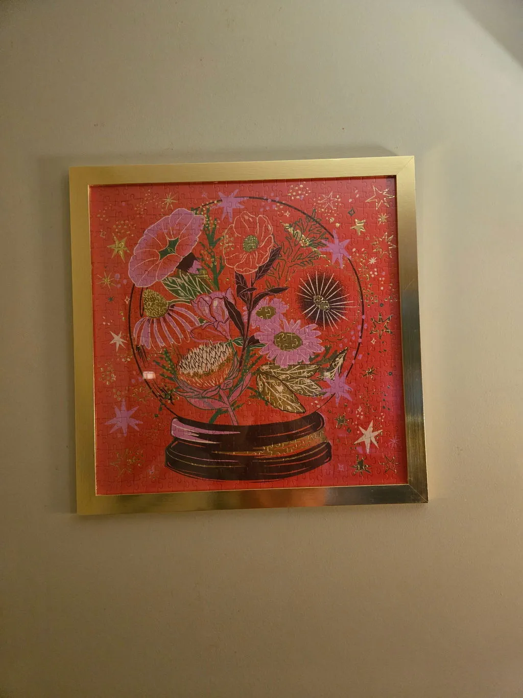 Good Puzzle Co. Flower Gazing puslespil 500 brikker folie guld