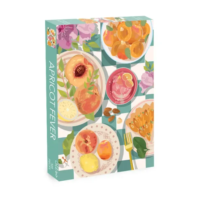 Olleo Apricot Fever puslespil 500 brikker sommerbord