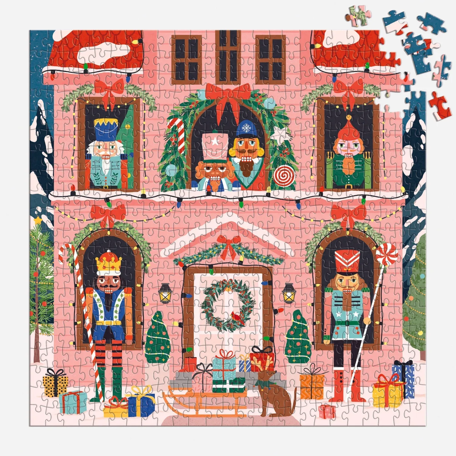 Galison Nutcracker Magic puslespil 500 brikker jul