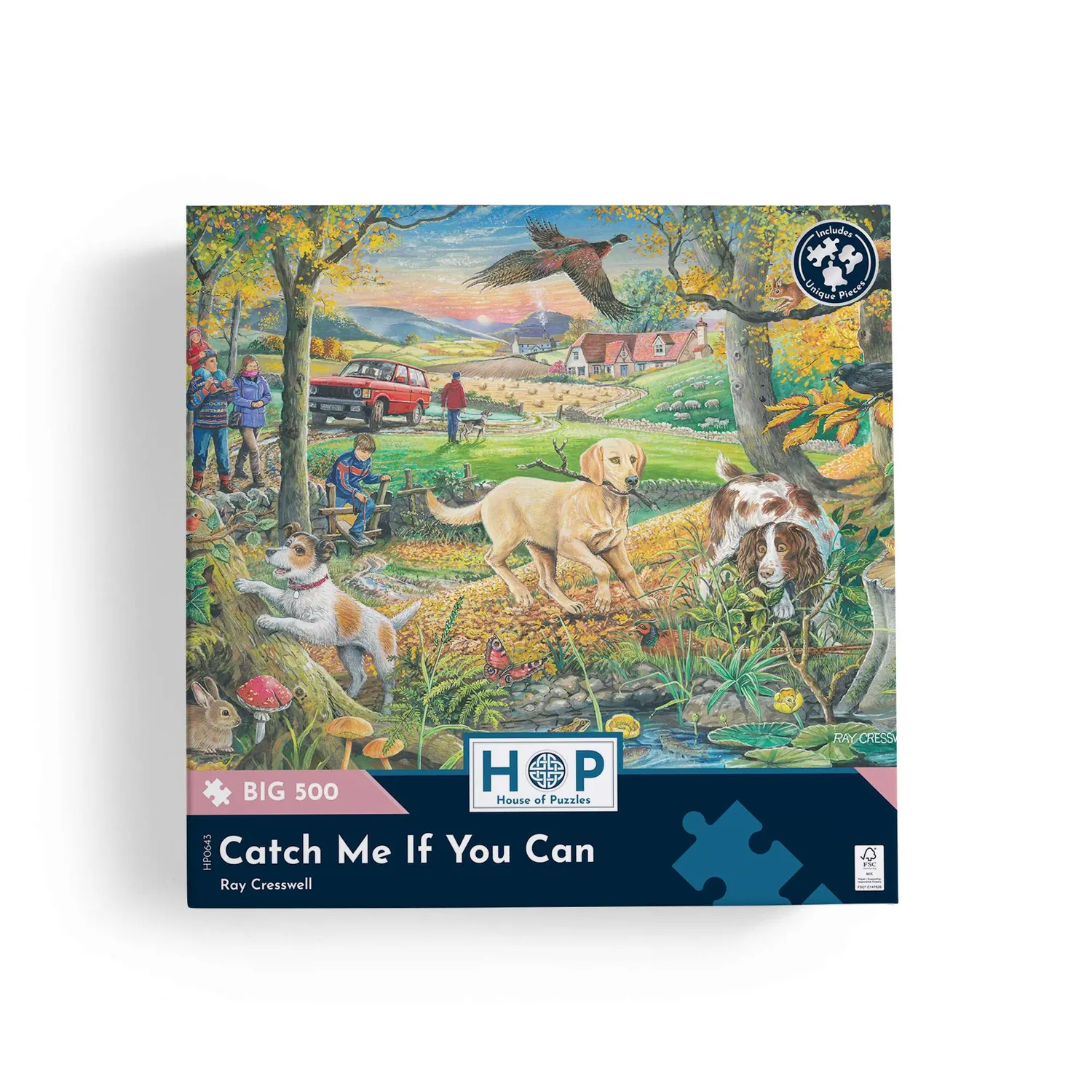 House of Puzzles BIG Catch Me If You Can puslespil 500 brikker dyr