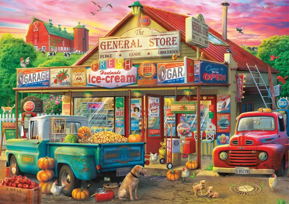 Buffalo Games Americana Country Store puslespil 500 brikker