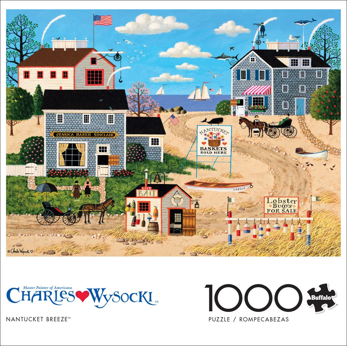Buffalo Games Wysocki Nantucket Breeze puslespil 1000 brikker