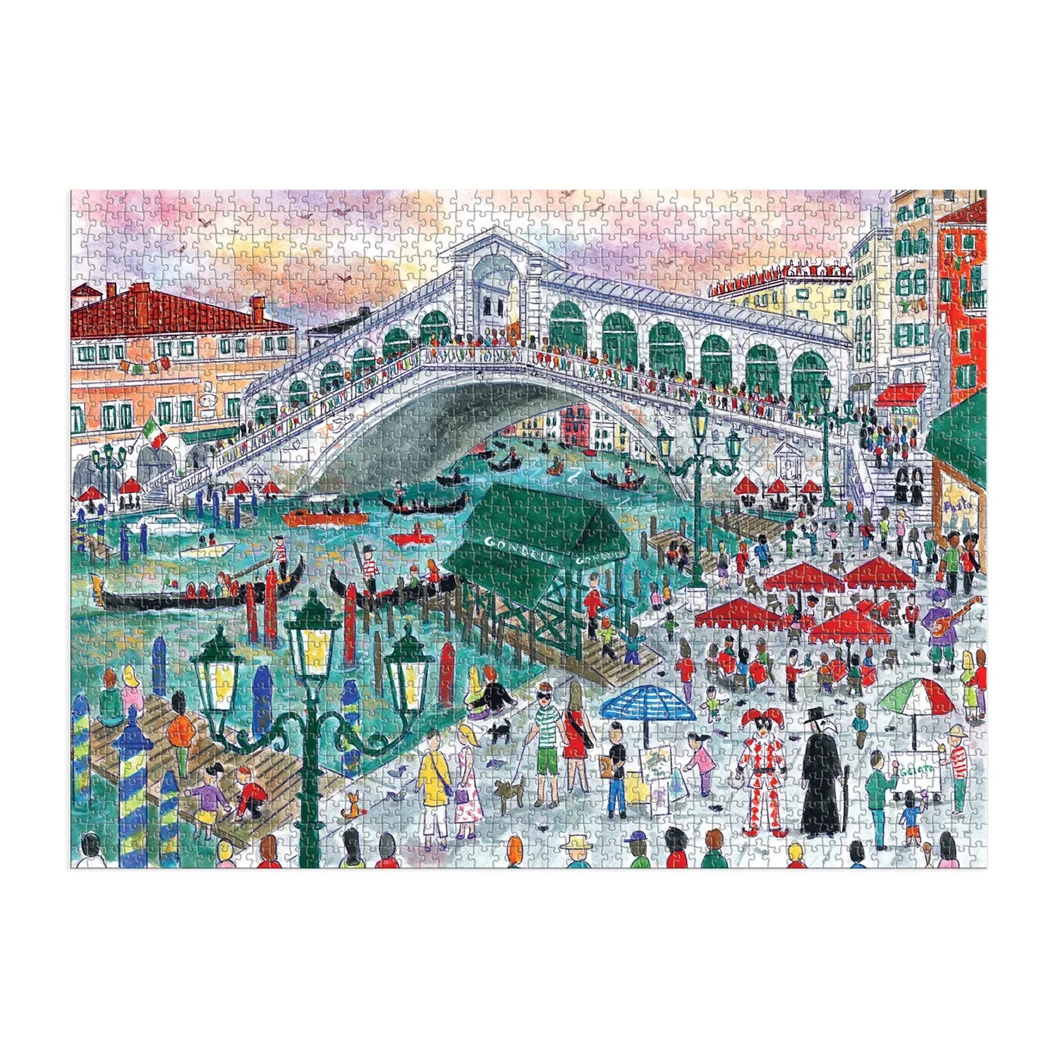 Good Puzzle Co. Venice puslespil 1500 brikker Rialtobroen