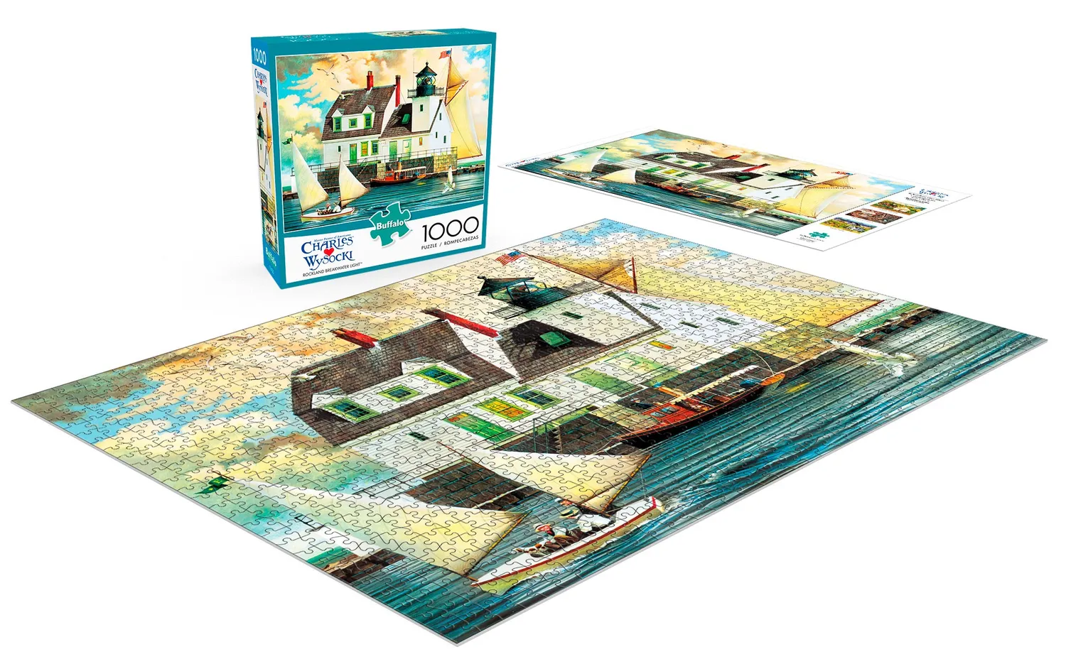 Buffalo Games Wysocki Rockland Breakwater puslespil 1000 brikker