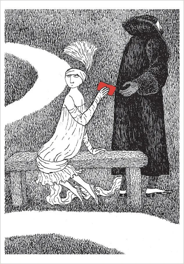 Pomegranate Gorey Mysterious Messages brevkort 20 stk humor