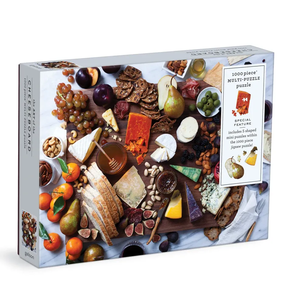 Good Puzzle Co. Art of the Cheeseboard puslespil 1000 brikker mad