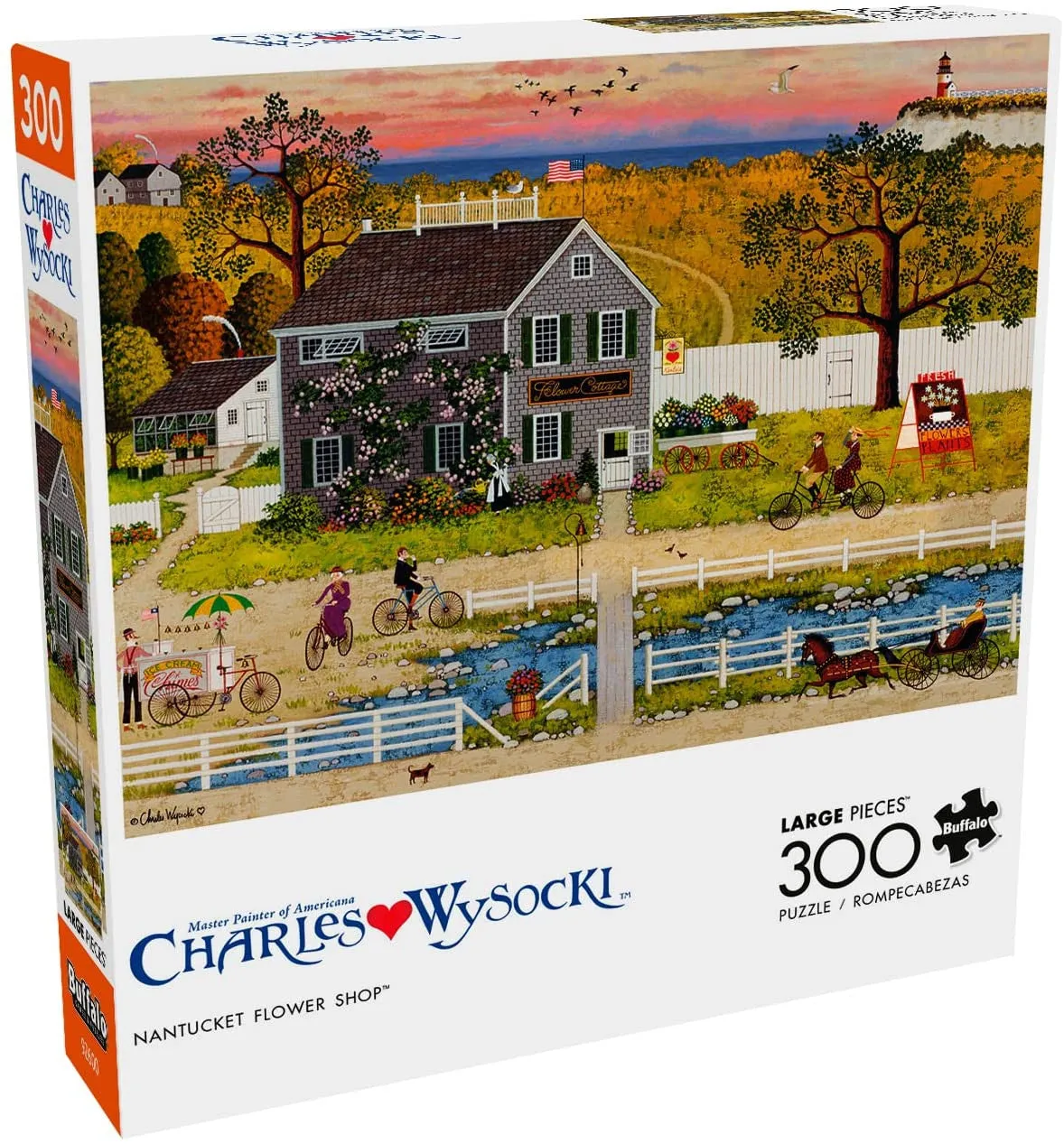 Buffalo Games Wysocki Nantucket Flower Shop puslespil 300 brikker