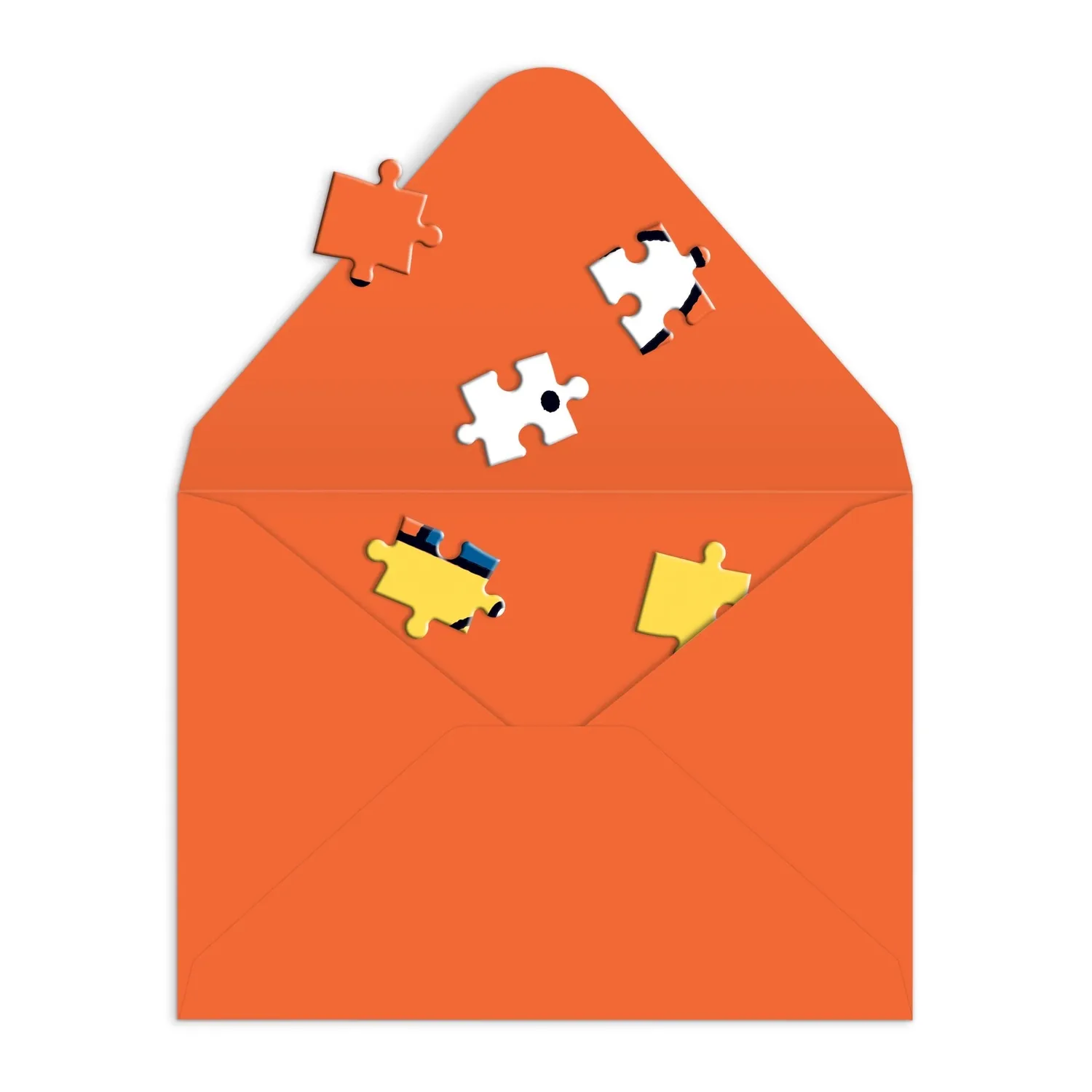 Galison Miffy Birthday kortpuslespil 60 brikker orange