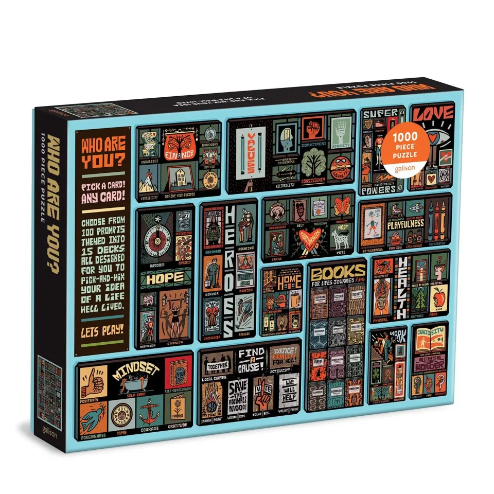 Good Puzzle Co. Who Are You puslespil 1000 brikker plakat