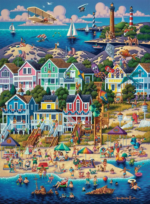 Buffalo Games Eric Dowdle Outer Banks puslespil 1000 brikker strand