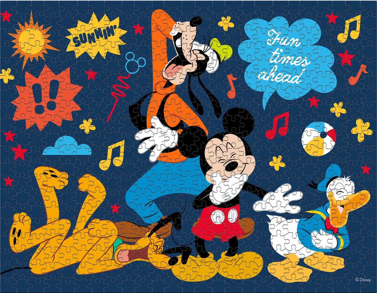 Buffalo Games Disney Mickey Mouse puslespil 4-pak 48-100 brikker børn
