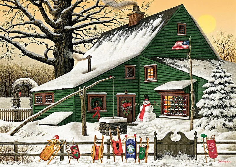 Buffalo Games Wysocki Cocoa Break puslespil 500 brikker vinter