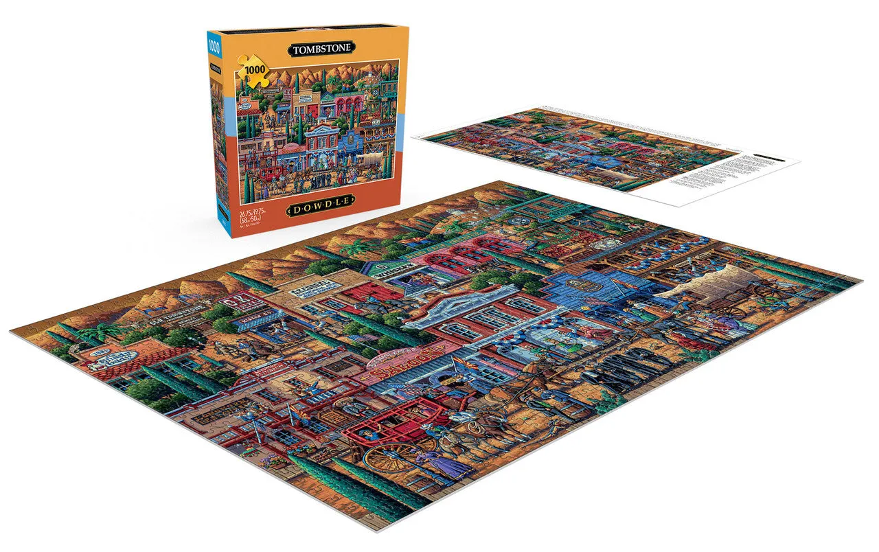 Buffalo Games Eric Dowdle Tombstone puslespil 1000 brikker western