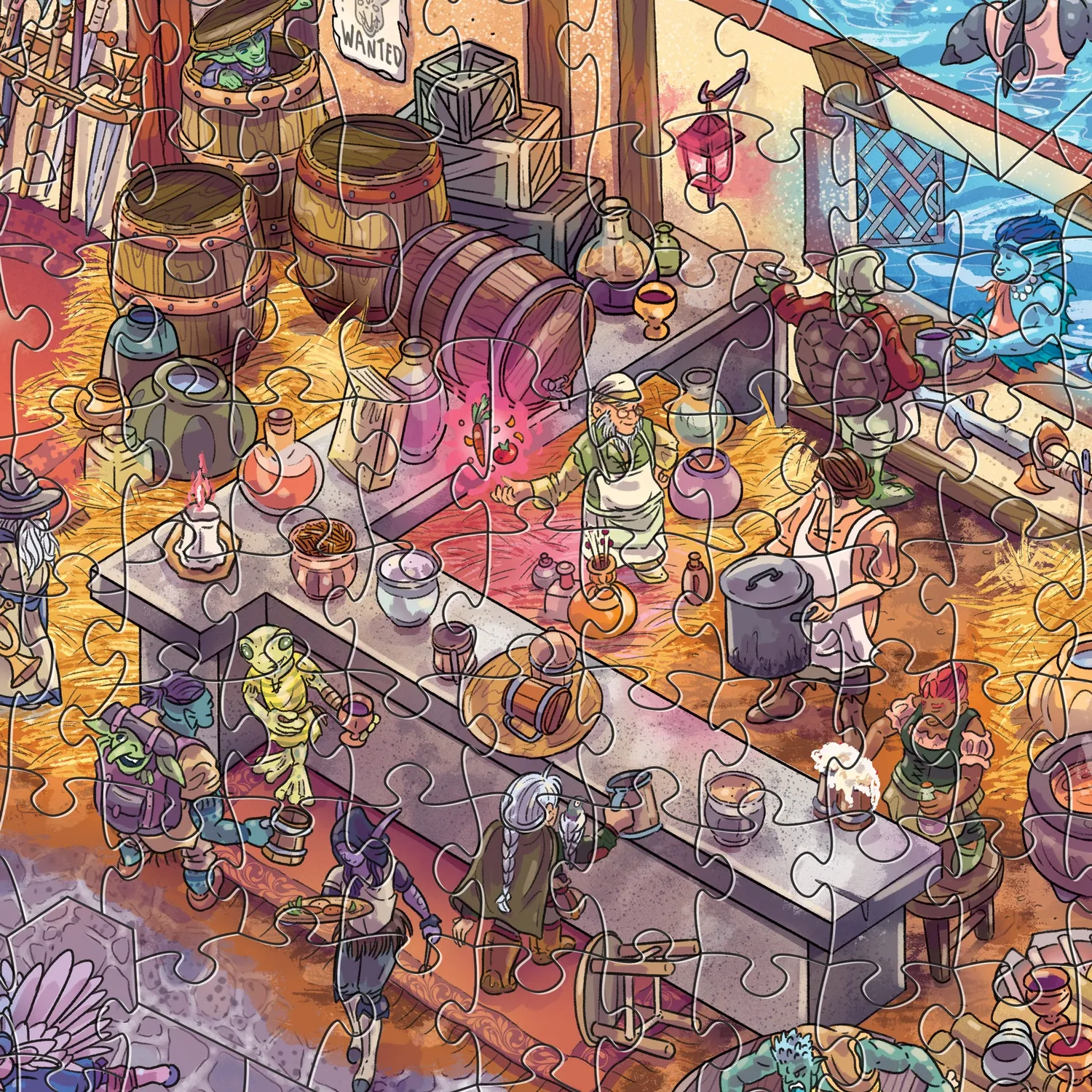 Magic Puzzle Company Puzzled Patron puslespil kro
