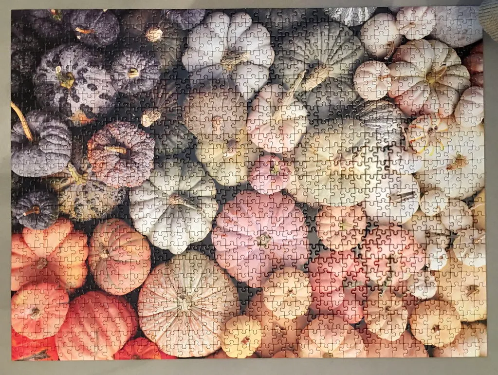 Galison Heirloom Pumpkins puslespil 1000 brikker efterår