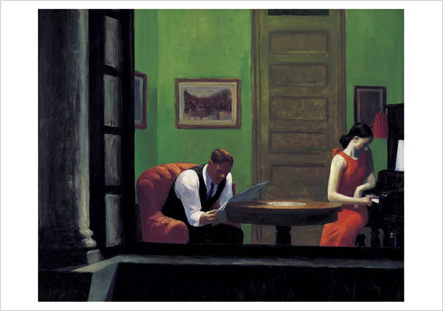 Pomegranate Edward Hopper kortæske med 20 brevkort