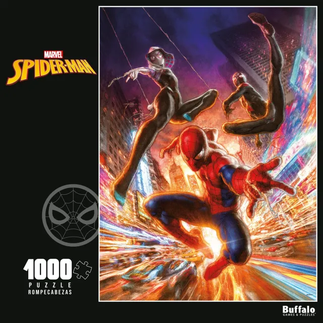 Buffalo Games Marvel Spider-Man puslespil 1000 brikker bynat