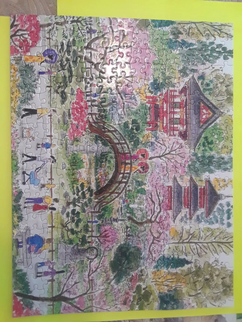 Galison Storrings Japanese Tea Garden puslespil 300 brikker have