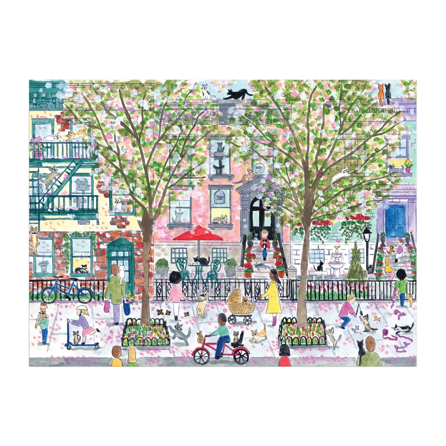 Good Puzzle Storrings Cats in the City puslespil 1000 katte