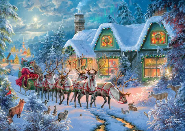 Buffalo Games Christmas Magic puslespil 500 brikker jul