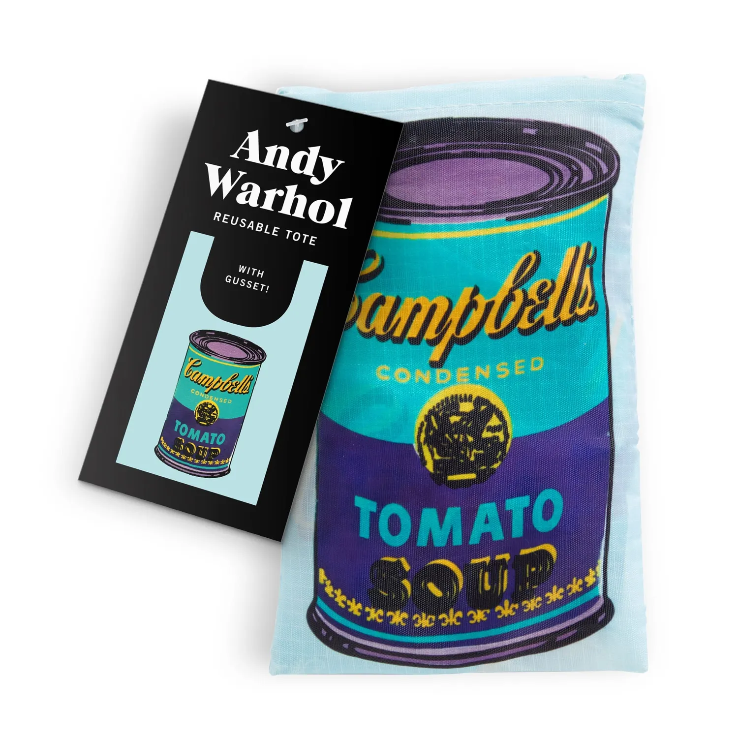Good Puzzle Co. Andy Warhol Soup Can mulepose nylon sammenfoldelig