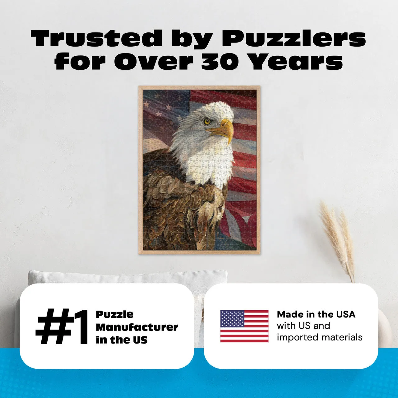 Buffalo Games Americana Magnificent Freedom puslespil 500 brikker ørn