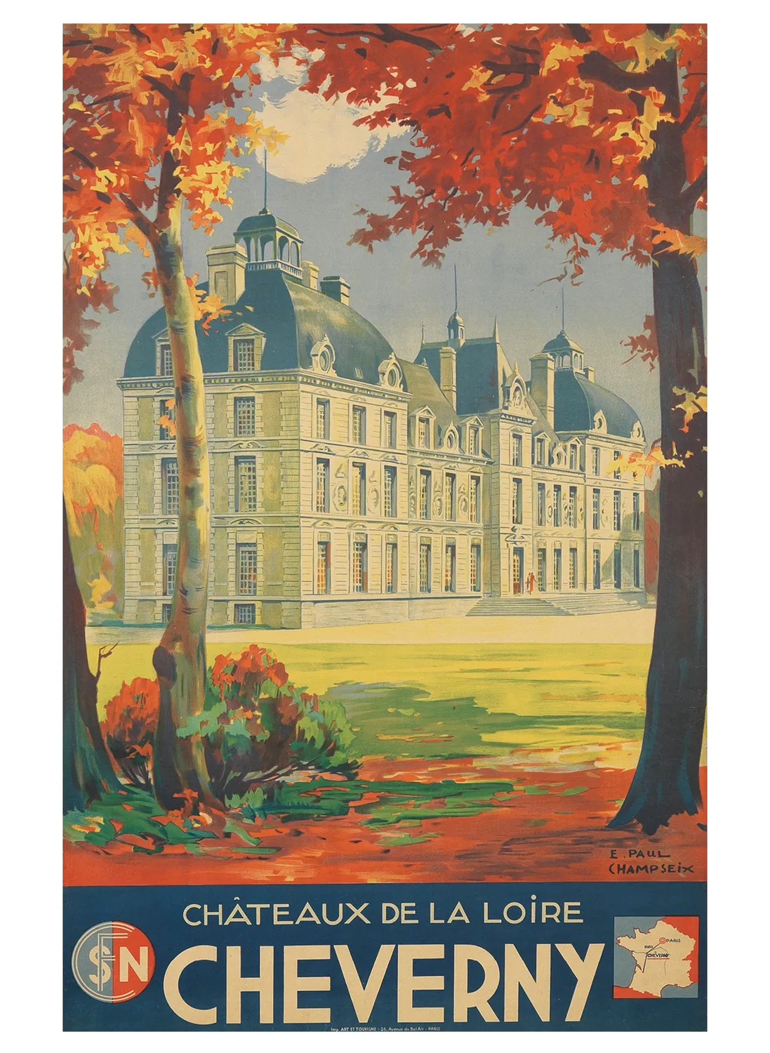 Pomegranate France Vintage Travel Posters postkortbog 30