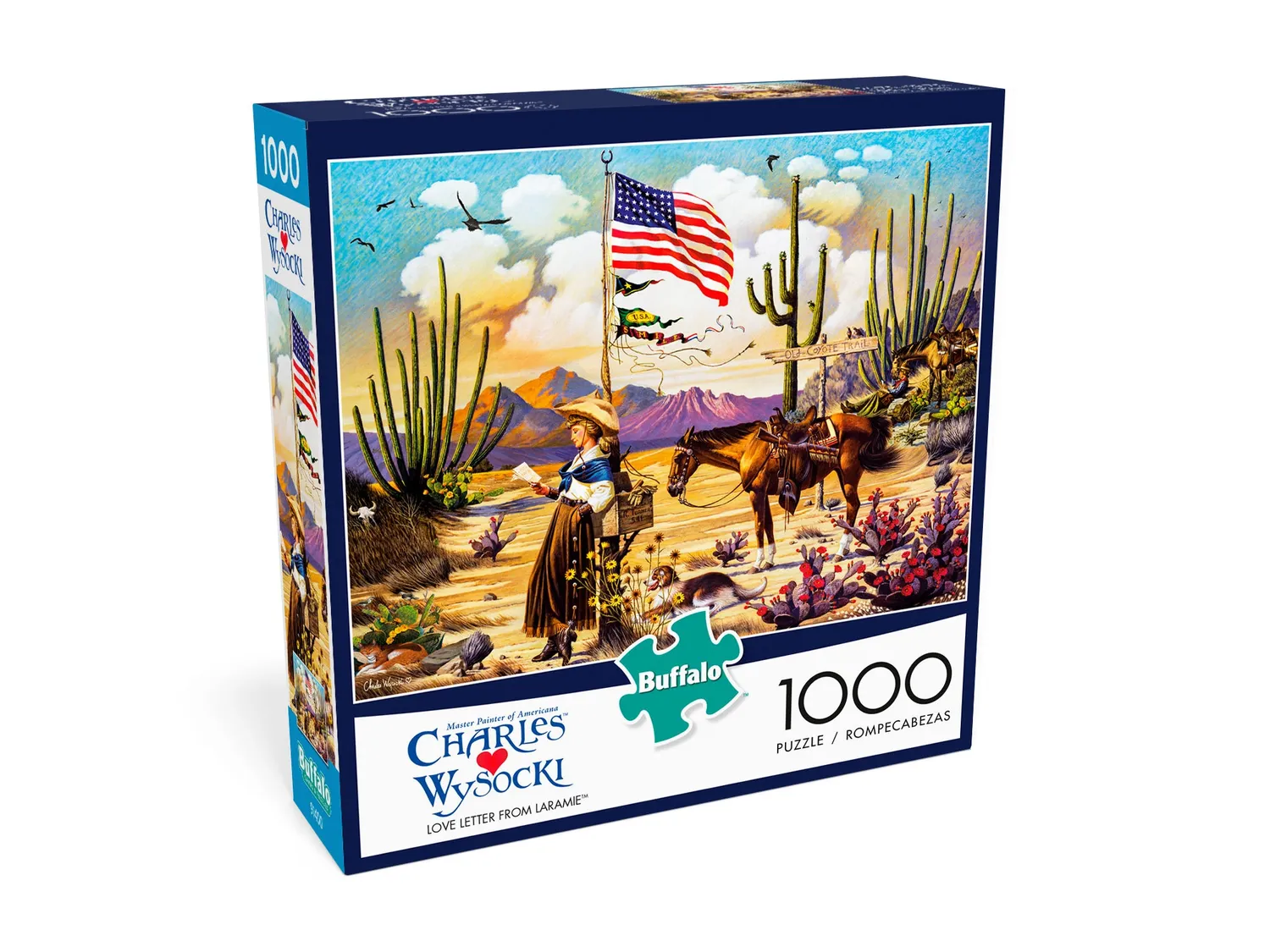 Buffalo Games Wysocki Love Letter Laramie puslespil 1000 retro