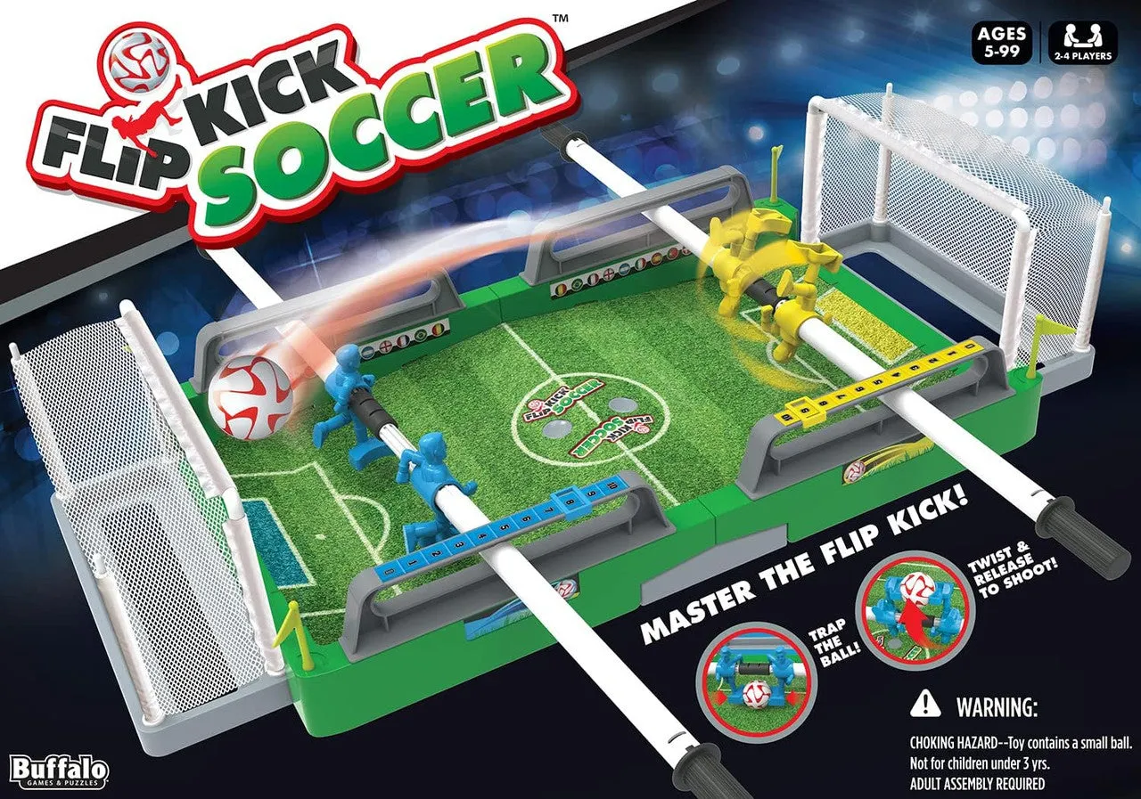 Buffalo Games Flip Kick Soccer bordfodboldspil 2-4 spillere