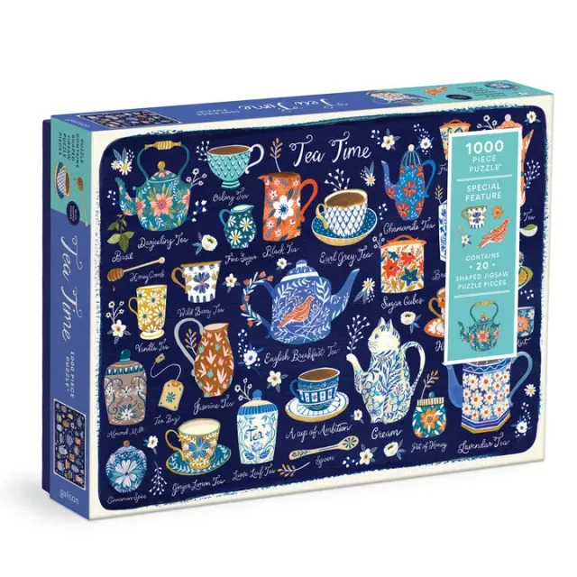 Good Puzzle Tea Time puslespil 1000 brikker formede