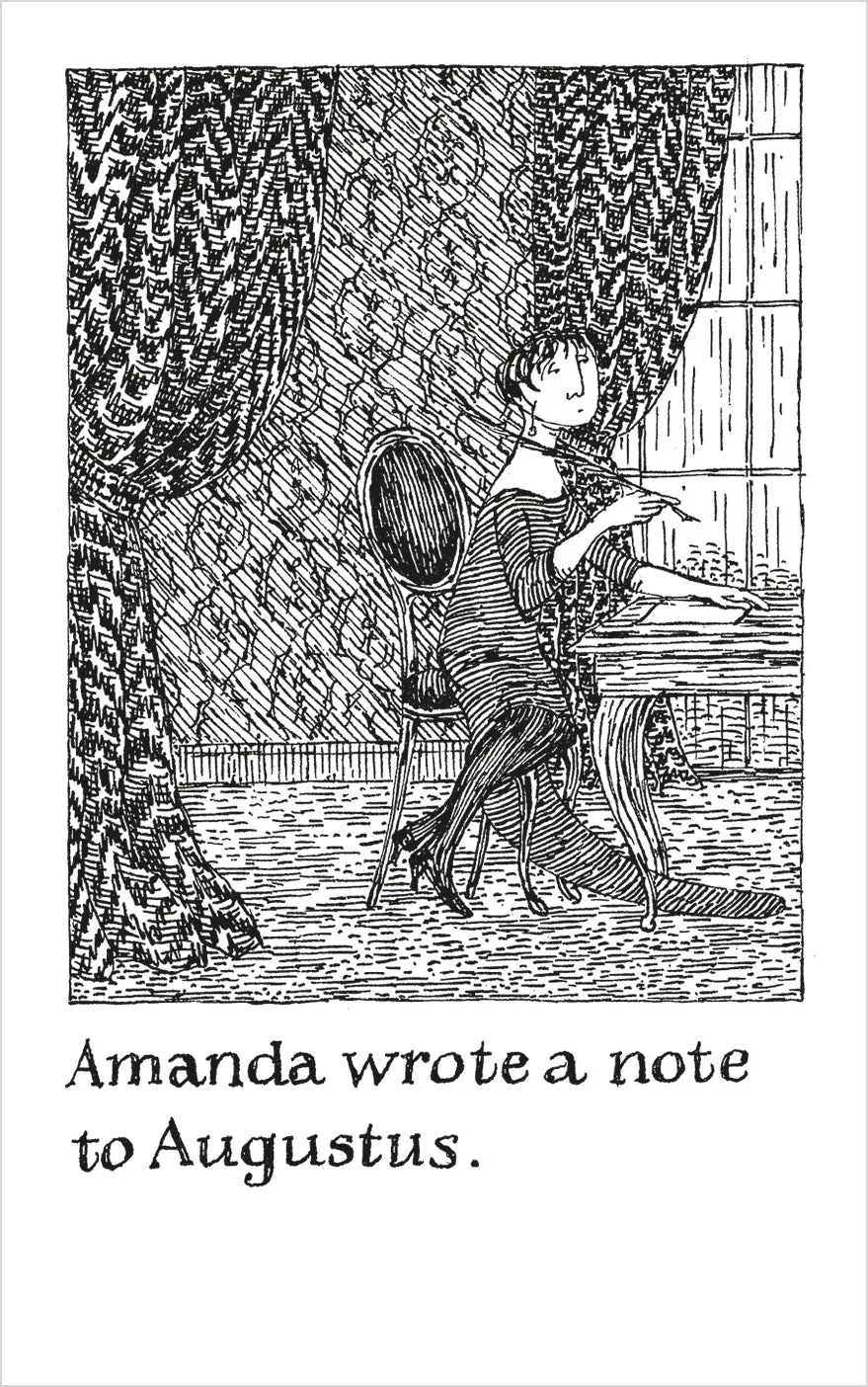 Pomegranate Edward Gorey Helpless Doorknob fortællespil