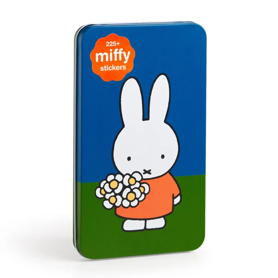 Galison Miffy klistermærker dåse 225 stk
