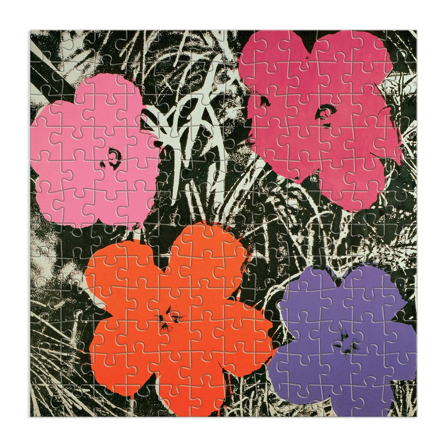 Good Puzzle Co. Andy Warhol Flowers træpuslespil 144 brikker
