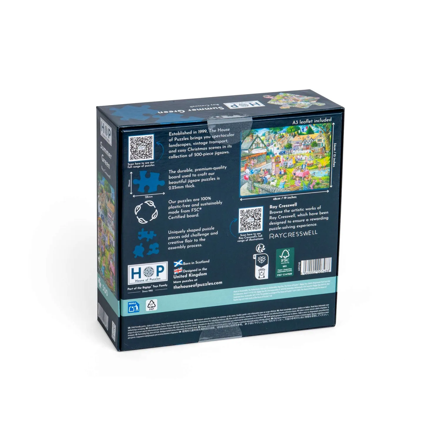 House of Puzzles Summer Green 500 puslespil 500 brikker sommer