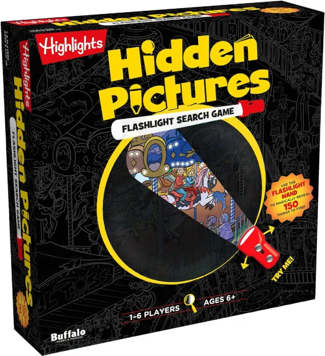 Buffalo Games Highlights Hidden Pictures lommelygtespil 150 kort