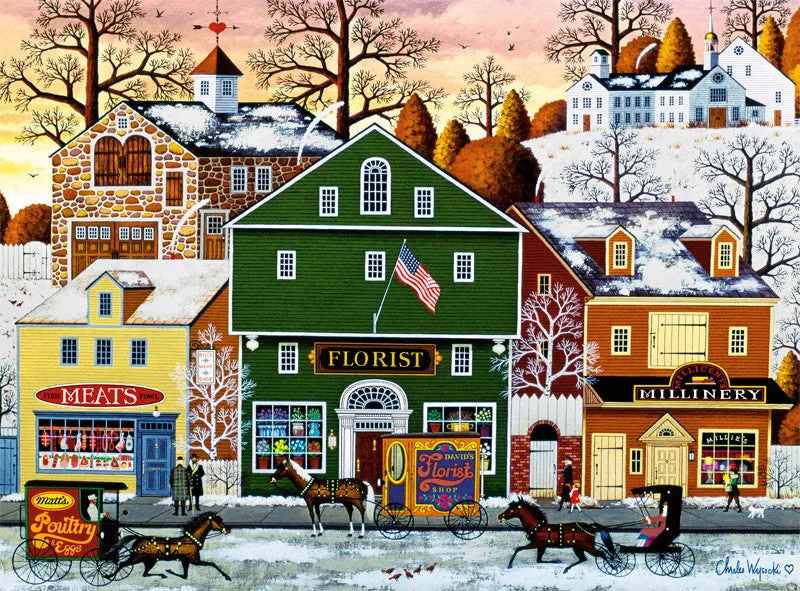 Buffalo Wysocki Meats Flowers Hats puslespil 1000 vinter