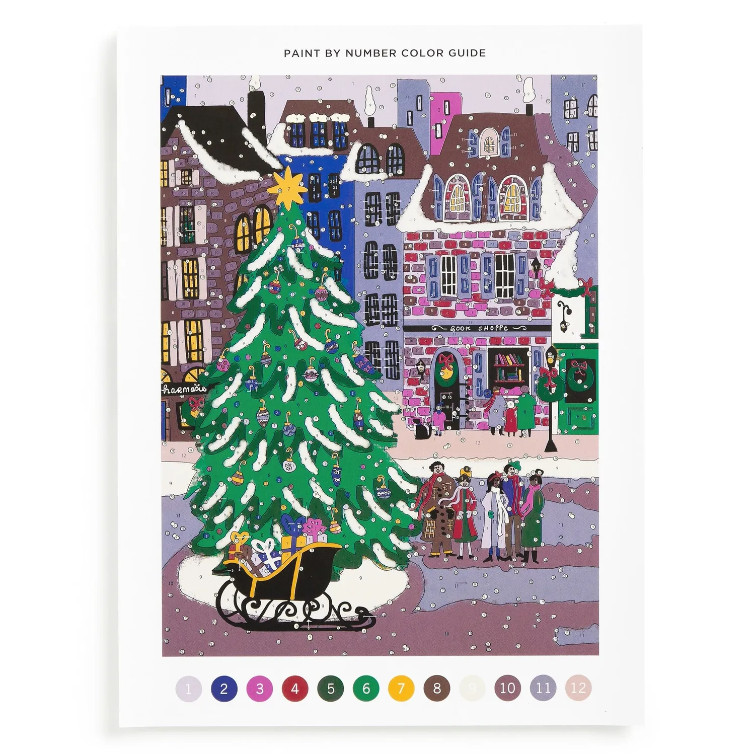 Good Puzzle Co. Joy Laforme Christmas mal-sæt 23x30 cm jul
