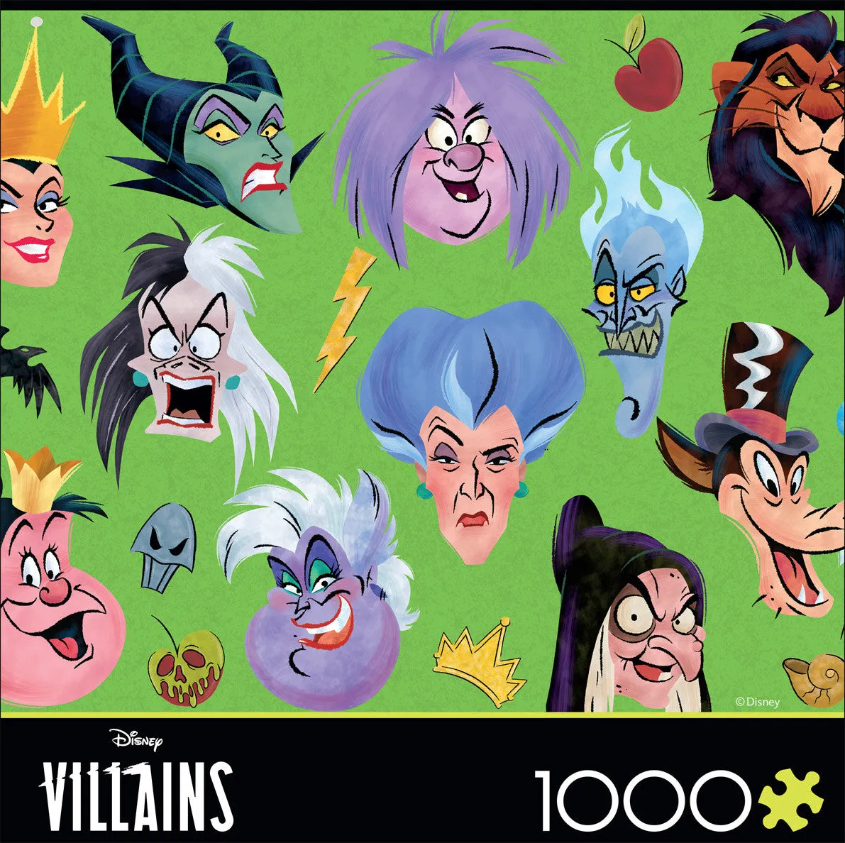 Buffalo Games Disney Villains Collage puslespil 1000 brikker
