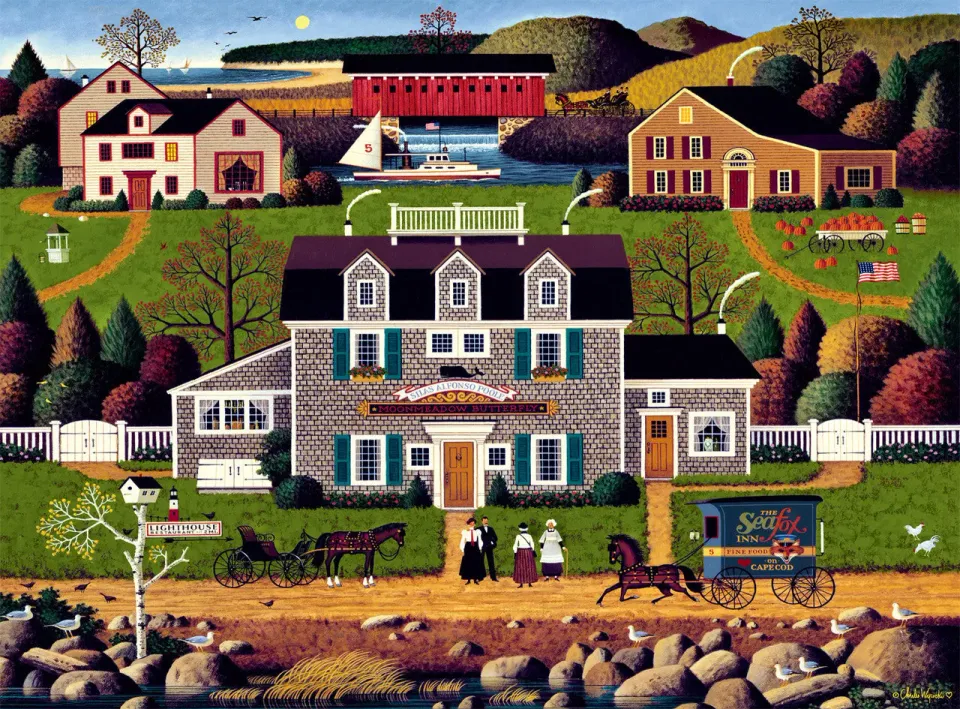 Buffalo Games Wysocki Moonmeadow Cove puslespil 1000 brikker
