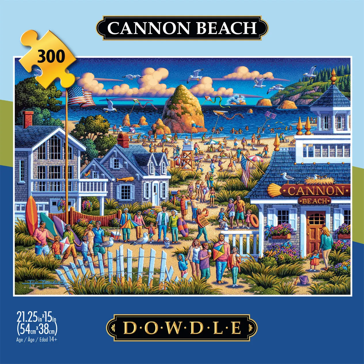 Buffalo Games Eric Dowdle Cannon Beach puslespil 300 store brikker