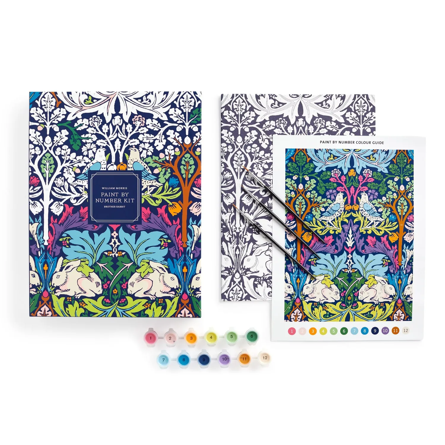 Good Puzzle Co. Brother Rabbit mal efter tal sæt 23x30 cm