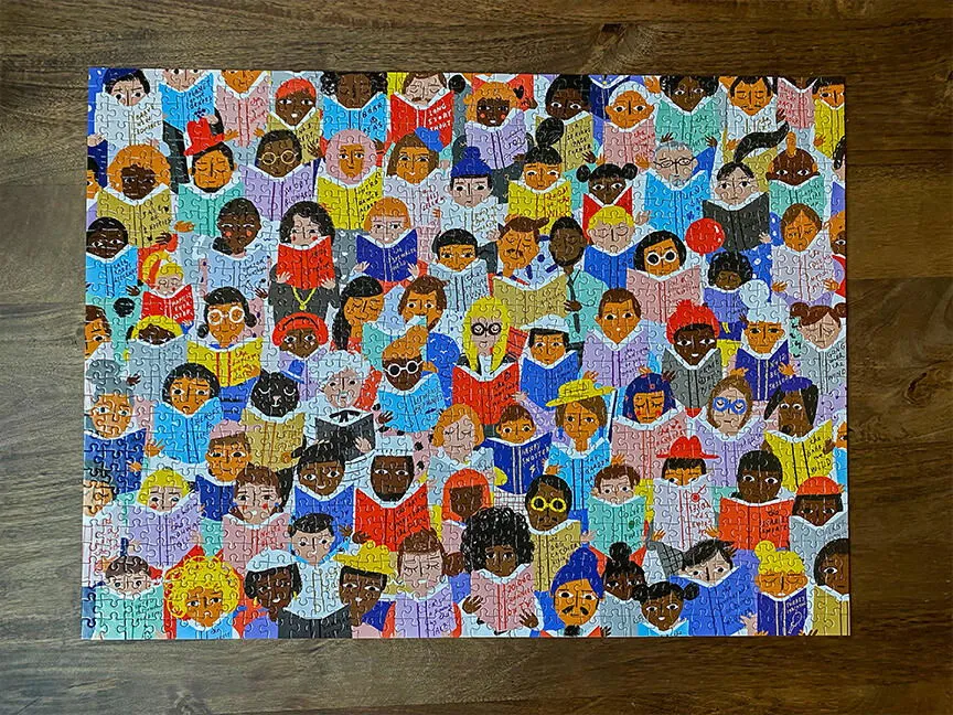 Good Puzzle Co. Book Club puslespil 1000 brikker læsning