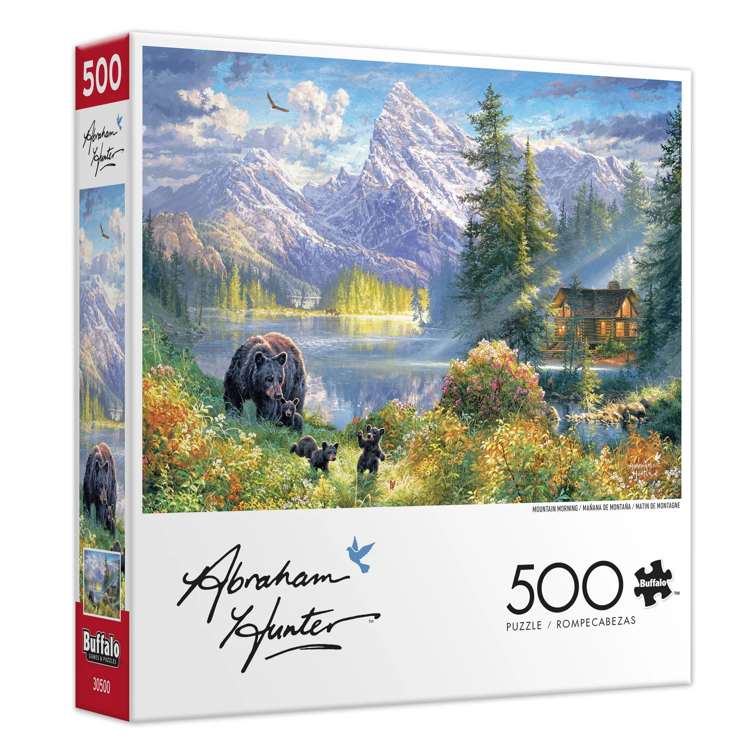 Buffalo Games Abraham Hunter Mountain Morning puslespil 500 brikker
