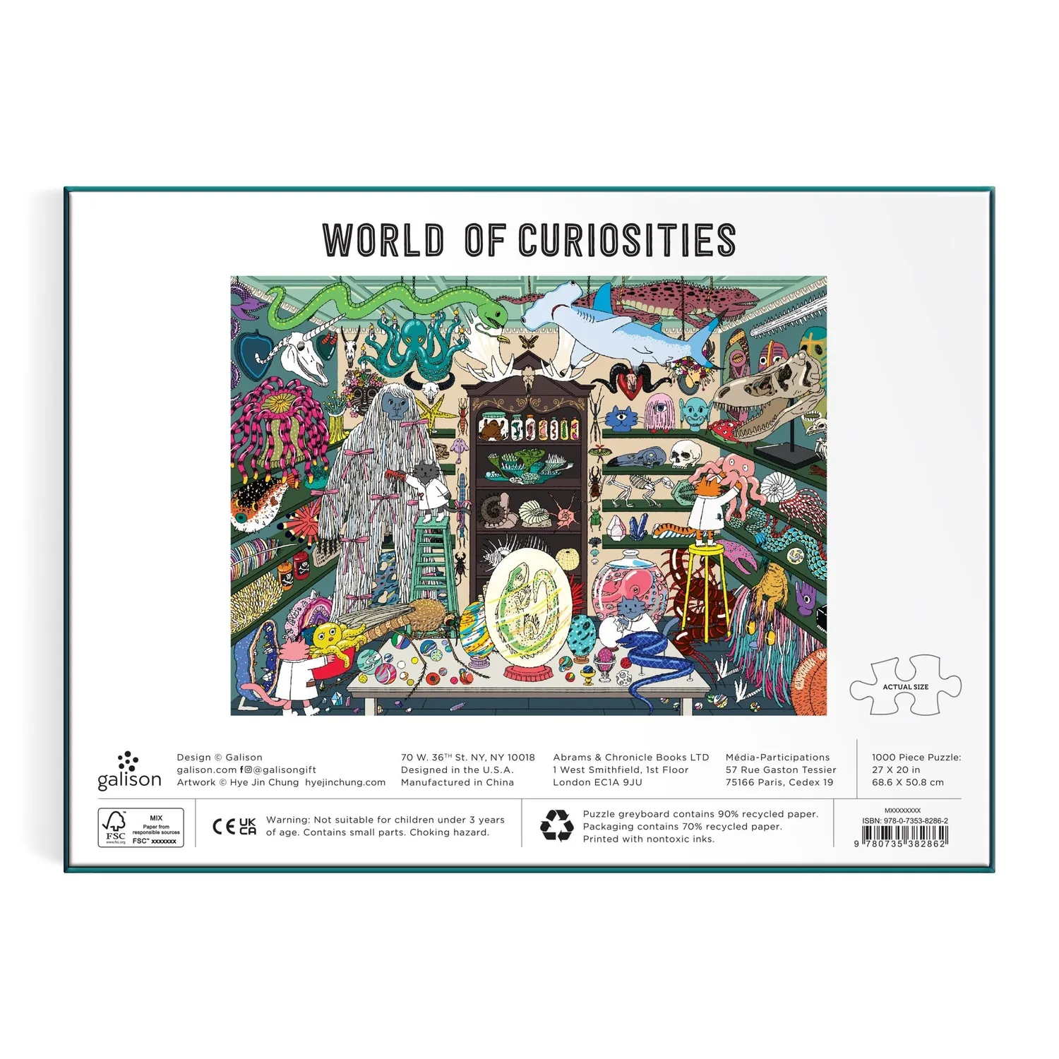 Good Puzzle Co. World of Curiosities puslespil 1000 brikker