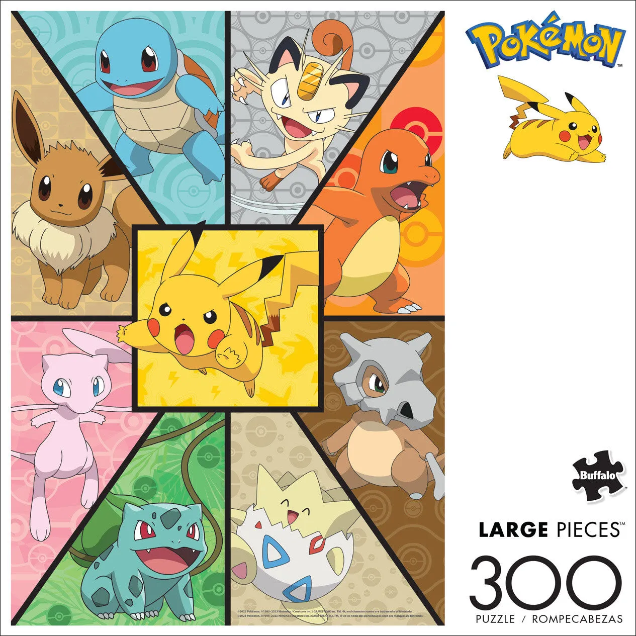 Buffalo Games Pokémon Kanto Companions puslespil 300 store brikker