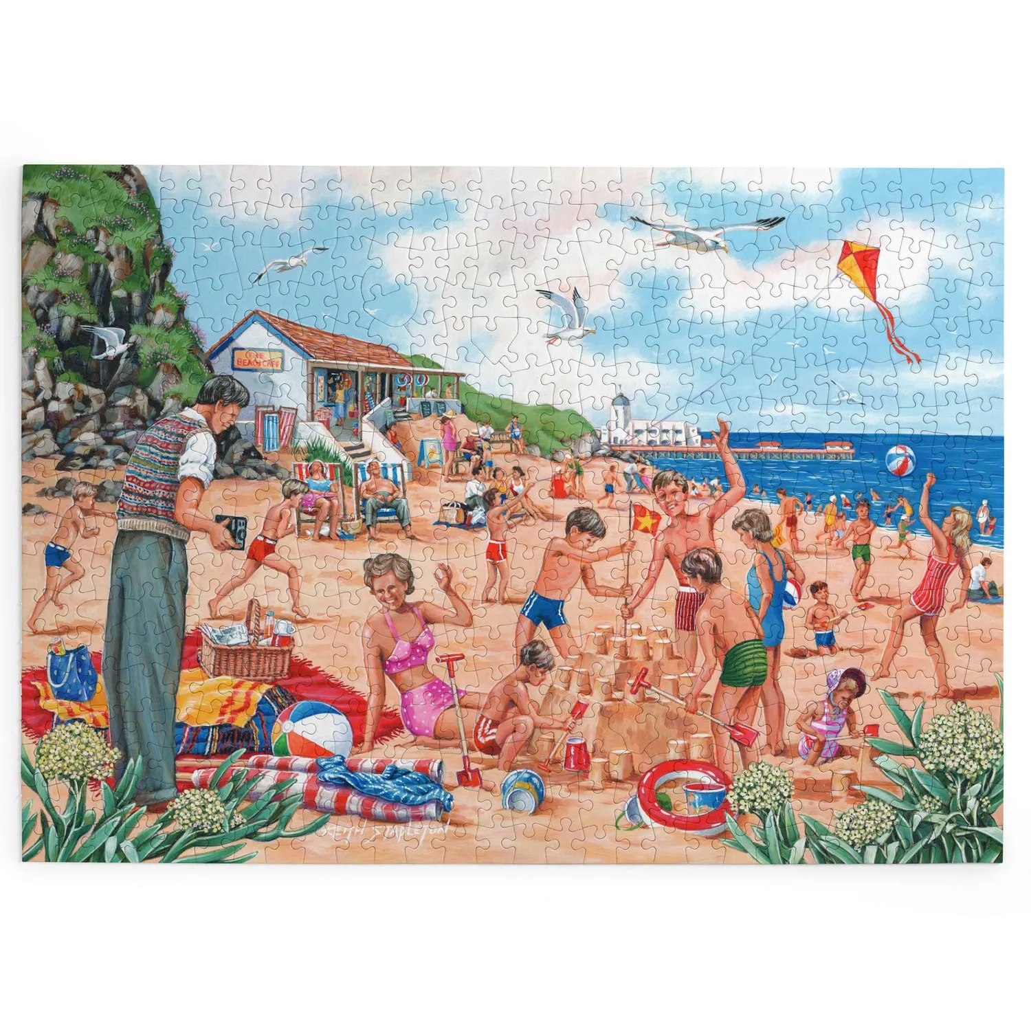 House of Puzzles BIG Say Cheese 500 brikker puslespil strand