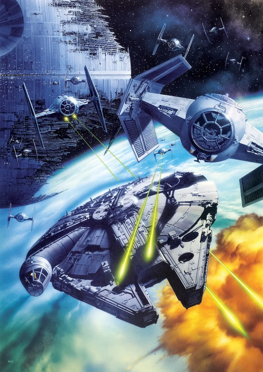 Buffalo Games Star Wars Silver Select puslespil 500 brikker gave