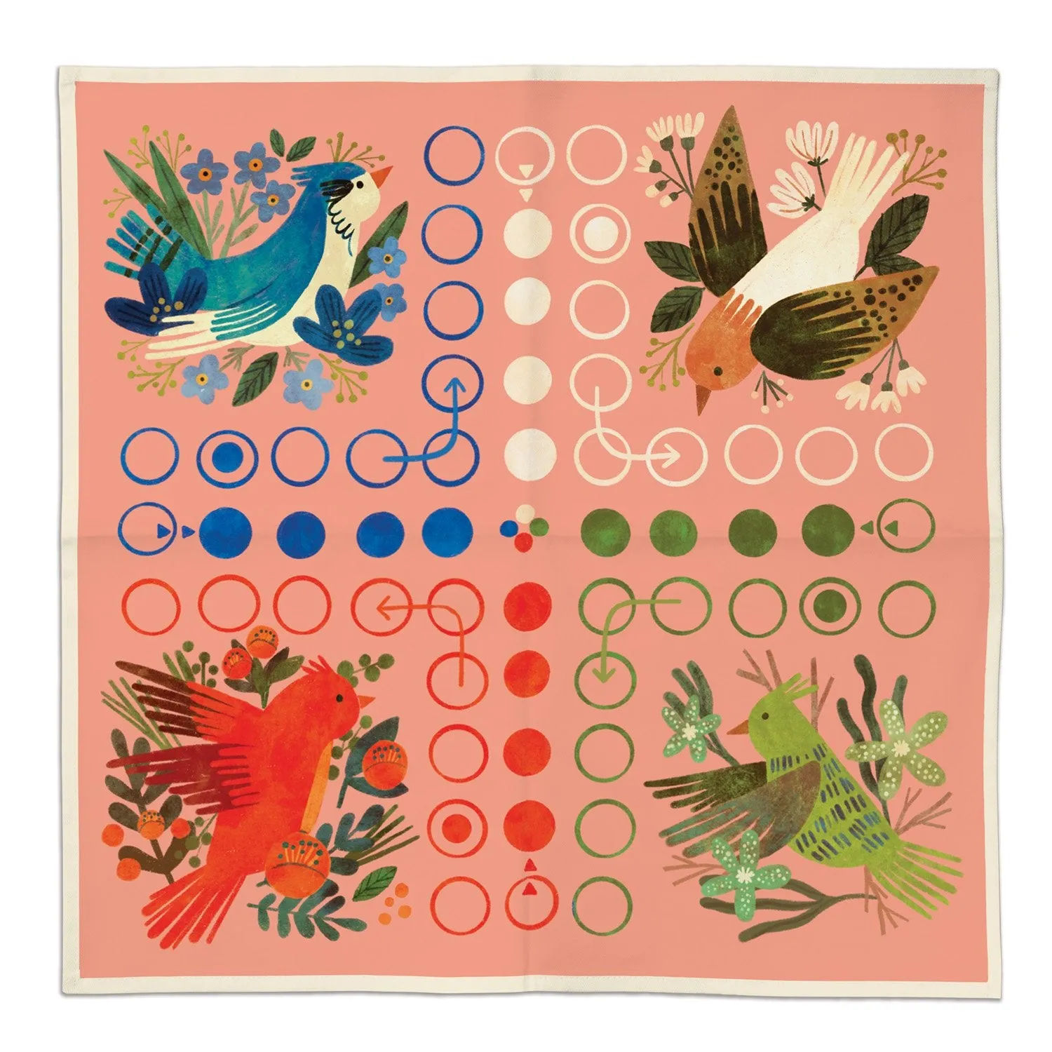 Galison Yasmin Imamura Avian Flight bandana spil fugle