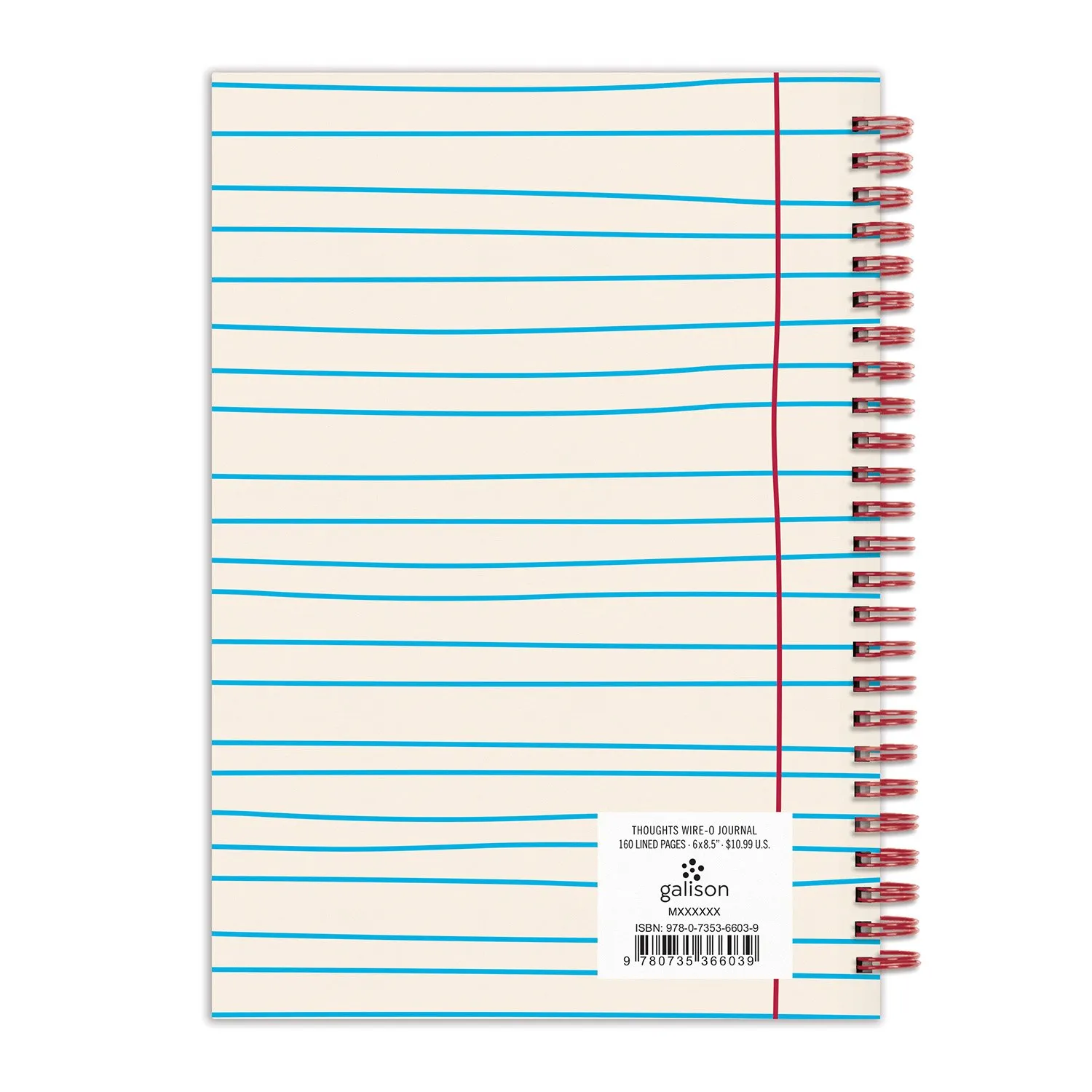 Galison Thoughts Wire-O A5 notesbog linjeret 160 sider